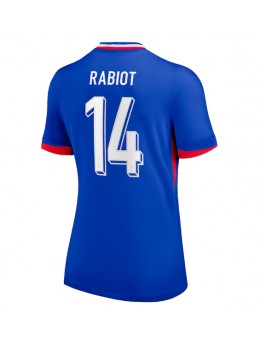 Frankreich Adrien Rabiot #14 Heimtrikot für Frauen EM 2024 Kurzarm